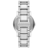 Reloj unisex de acero inoxidable con esfera gris Burberry BU9035