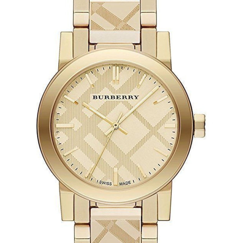 Burberry The City Reloj para mujer en tono dorado BU9234