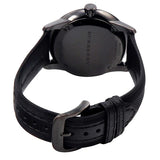 Burberry Check Stamped Leather Strap Reloj para hombre BU10010