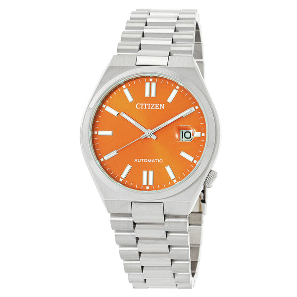 Citizen Tsuyosa Automatic Orange Dial Men's Watch NJ0151-88Z