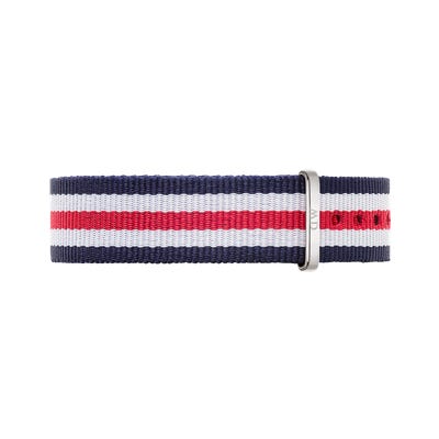 Daniel Wellington Classic Canterbury Silver Watch 18mm Nato Strap DW00200051 - Big Daddy Watches