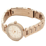 Coach Park - Reloj de cuarzo para mujer, esfera blanca, tono dorado rosa, 14503099