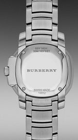 Burberry The Britain Diamonds Mother of Pearl Dial Silver Steel Strap Watch for Women - BBY1804 BBY1804 - Image 3