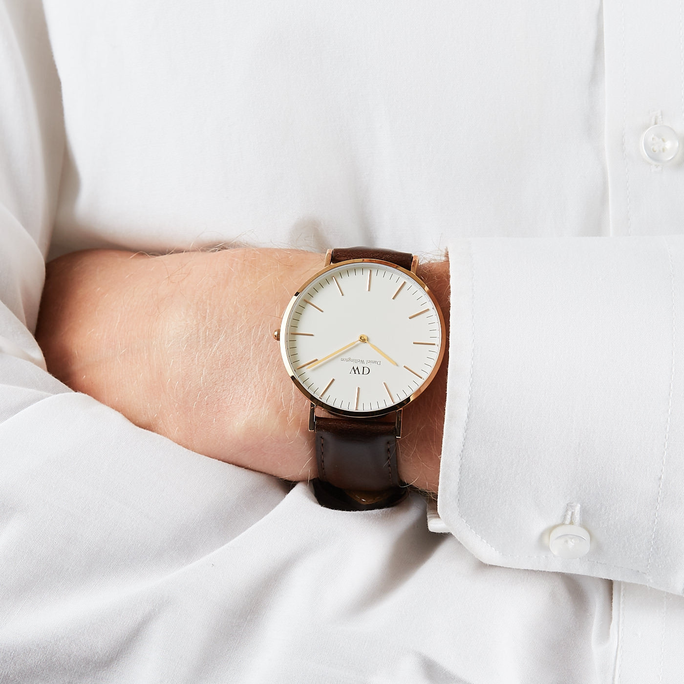 Daniel Wellington Classic Bristol 40mm Men's Gold Watch DW00100009