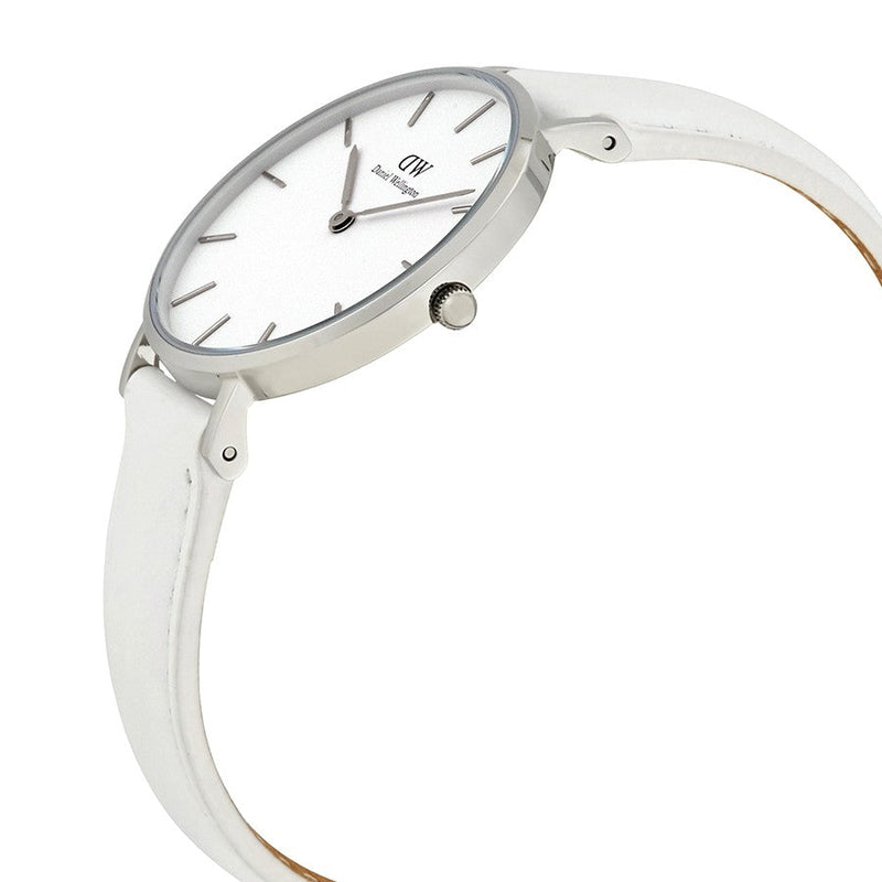 Daniel Wellington White Classic Petite Bondi 32mm Women's Silver Watch DW00100190 - Big Daddy Watches