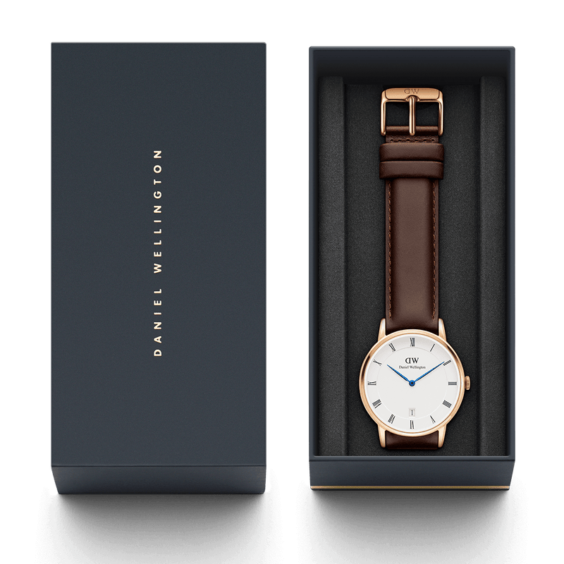Daniel Wellington Dapper Bristol 38mm Men's Gold Watch DW00100086