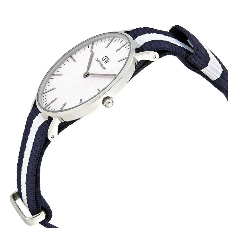 Daniel Wellington Classic Glasgow 36mm Women's Silver Watch