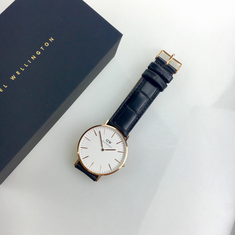 Daniel Wellington Reading 40mm Men's Gold Watch DW00100014