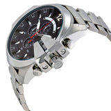 Diesel Chief Cronógrafo Reloj de hombre de acero inoxidable con esfera negra DZ4308