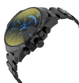 ساعة ديزل ميجا تشيف للرجال من الفولاذ المقاوم للصدأ المطلي بالأيونات السوداء DZ4318