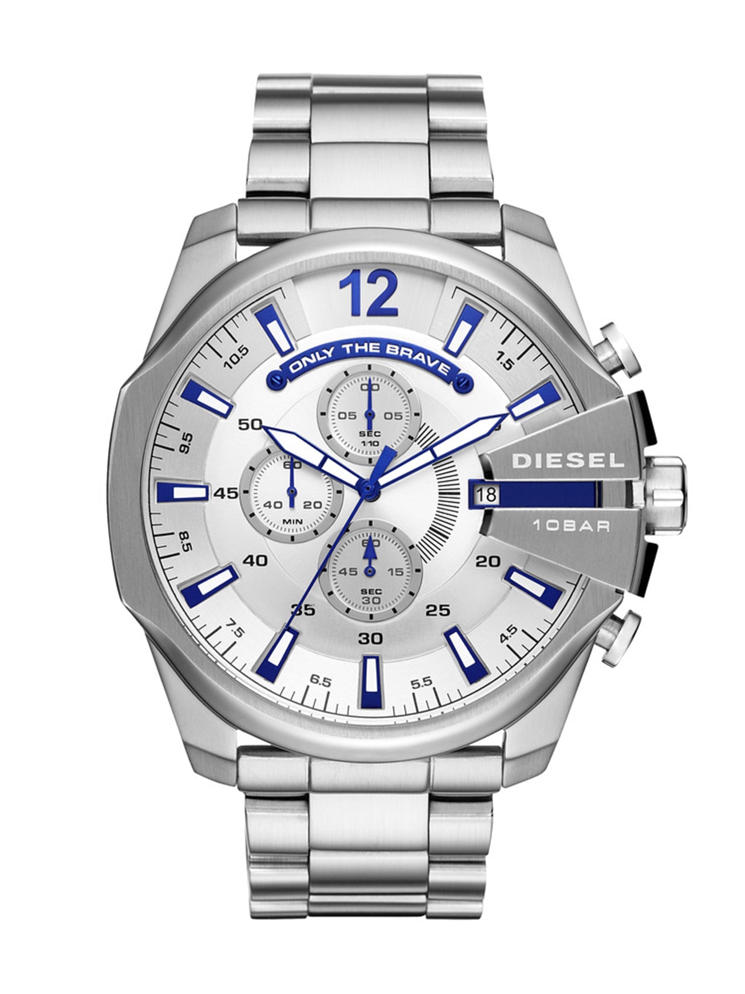 Reloj Diesel Mega Chief Chrono Plata Hombre DZ4477