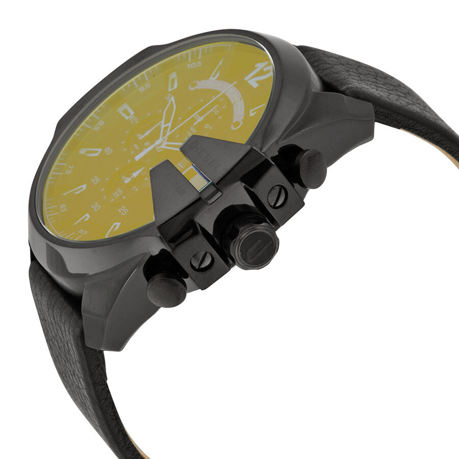 Diesel Mega Chief Reloj cronógrafo para hombre con esfera negra DZ4323