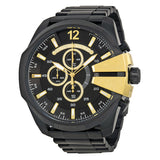 Diesel Mega Chief Reloj cronógrafo para hombre con esfera negra DZ4338