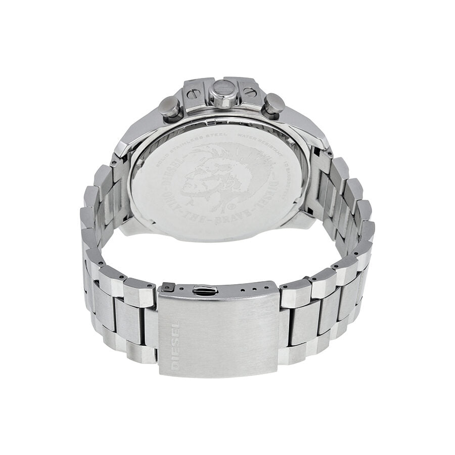Diesel Mega Chief Reloj cronógrafo para hombre con esfera blanca DZ4328