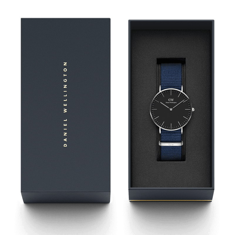 Daniel Wellington Bayswater 36mm Women's Silver Watch DW00100282