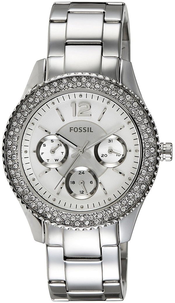 Fossil Stella Multi-Function Silver Dial Ladies Watch ES3588