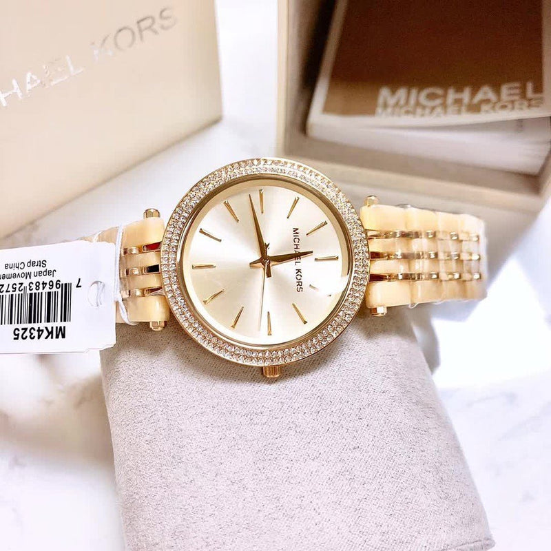 Michael Kors Darci Gold Dial Ladies Watch MK4325