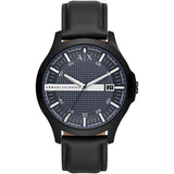 Armani Exchange Reloj de cuarzo con esfera azul para hombre AX2411