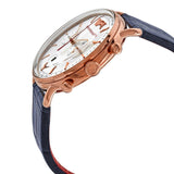 ساعة إمبوريو أرماني أفياتور كرونوغراف كوارتز فضية اللون للرجال AR11123