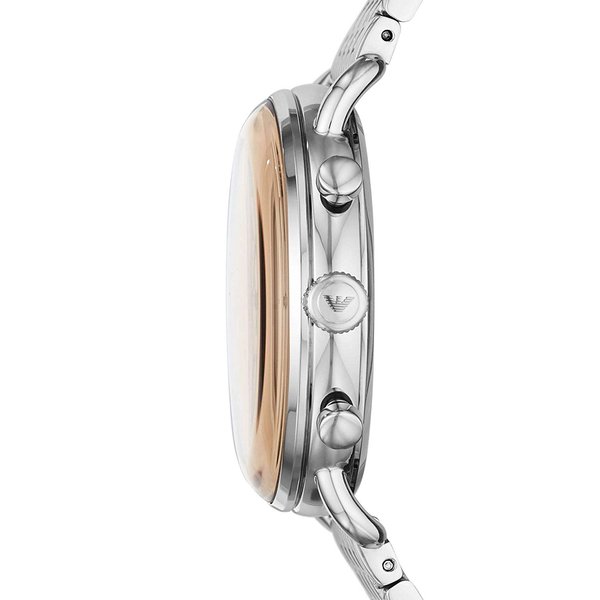 Emporio Armani Reloj cronógrafo de cuarzo con esfera beige para hombre AR11239