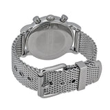 ساعة إمبوريو أرماني كلاسيك كرونوغراف للرجال، مينا أسود، مصنوعة من الفولاذ، موديل AR1811