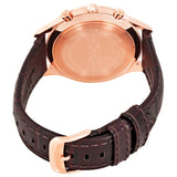 ساعة إمبوريو أرماني كلاسيك كرونوغراف للرجال بمينا عنابي AR1890