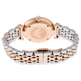 ساعة إمبوريو أرماني الكلاسيكية النسائية ذات المينا المصنوع من عرق اللؤلؤ AR1683