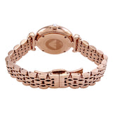 ساعة إمبوريو أرماني جليتز النسائية ذات المينا المرصعة بكريستال الكوارتز AR11244