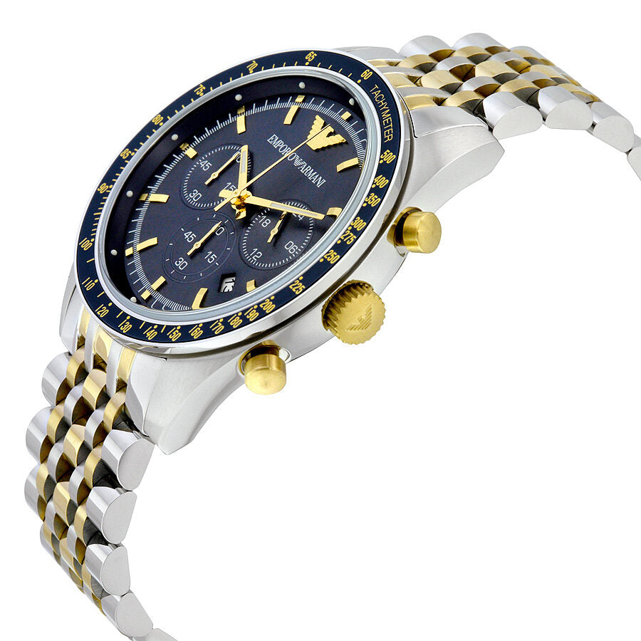 Reloj Emporio Armani Navy Chronograph Blue Dial para hombre AR6088