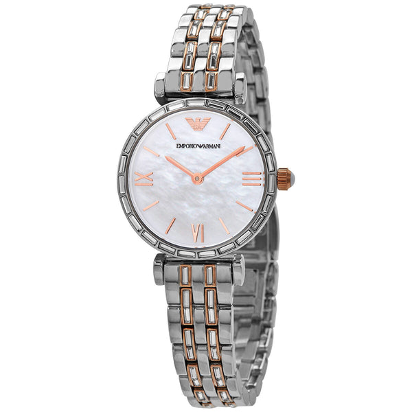 Reloj Emporio Armani de cuarzo con esfera de nácar para mujer AR11290