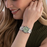 ساعة إمبوريو أرماني بثلاث عقارب وتاريخ من الفولاذ المقاوم للصدأ AR11656