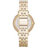 Fossil Jacqueline Champagne Dial Gold-tone Ladies Watch ES3547