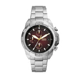 Fossil Bronson Chronograph Silver Men's Watch FS5878