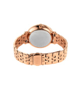 ساعة فوسيل جاكلين صن مون النسائية باللون الذهبي الوردي - ES5165