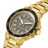 Guess Track Reloj para Hombre en Tono Dorado GW0426G2