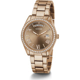 Reloj Guess Luna para Mujer en Tono Oro Rosa GW0307L3