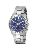 Guess Reloj cronógrafo para hombre en tono plateado GW0329G1