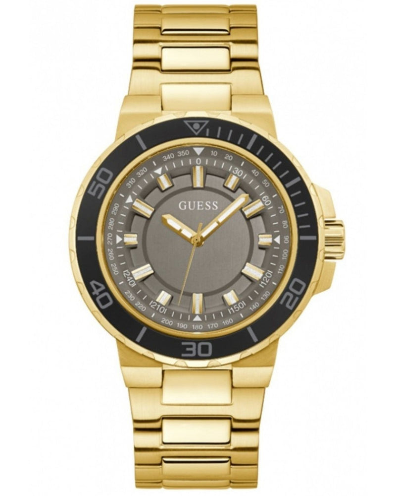 Guess Track Reloj para Hombre en Tono Dorado GW0426G2