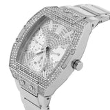 Guess Reloj Mujer GW0104L1 Esfera Pave Plata