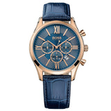 Hugo Boss Ambassador Chronograph Blue Dial Men's Watch 1513320 (Defect)