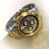 Versace Quartz Two-Tone Stainless Steel Silver Dial Men's Watch VEV700519