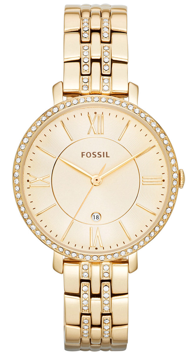 Fossil Jacqueline Champagne Dial Dorado Reloj para mujer ES3547