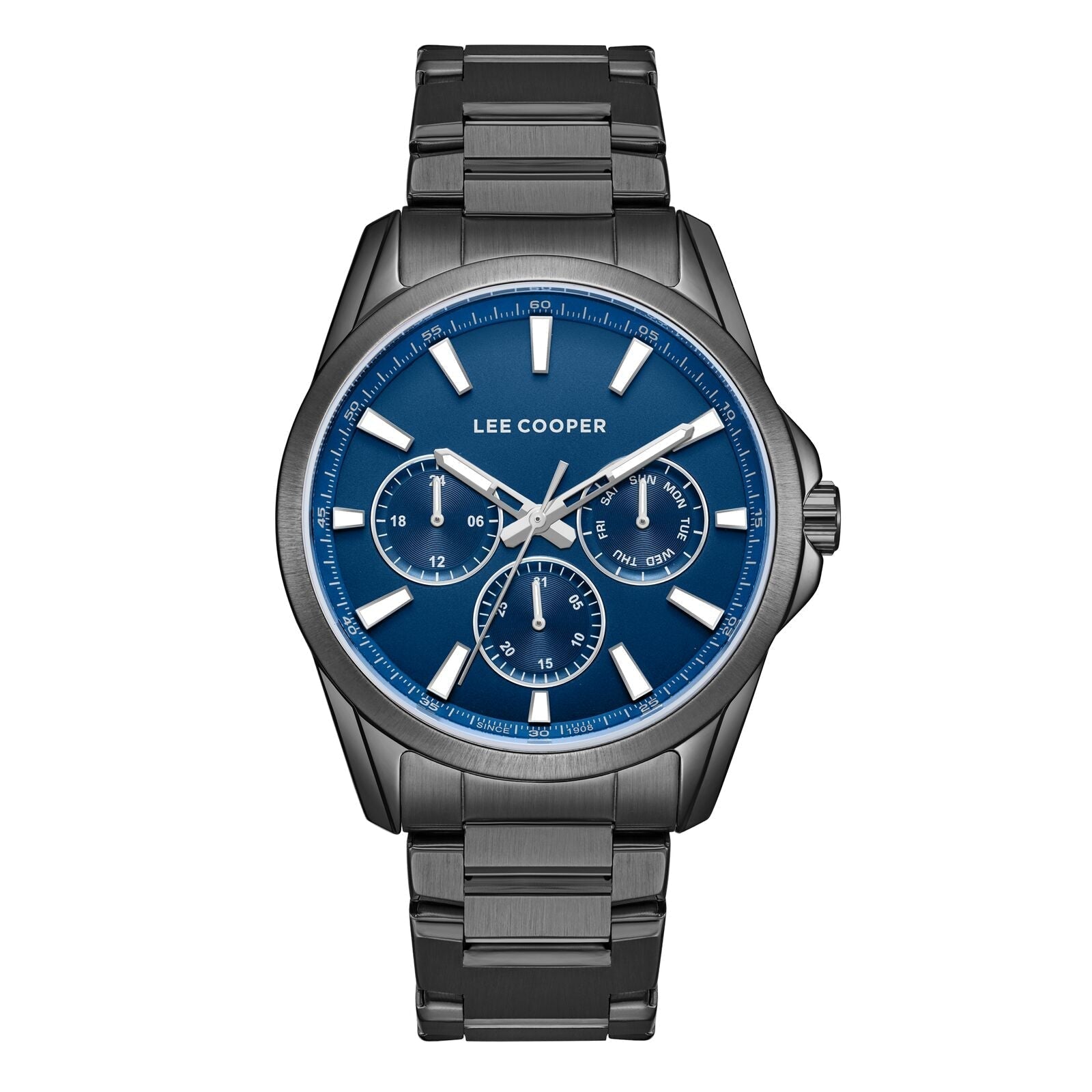 ساعة لي كوبر السوداء للرجال - LC08105.090