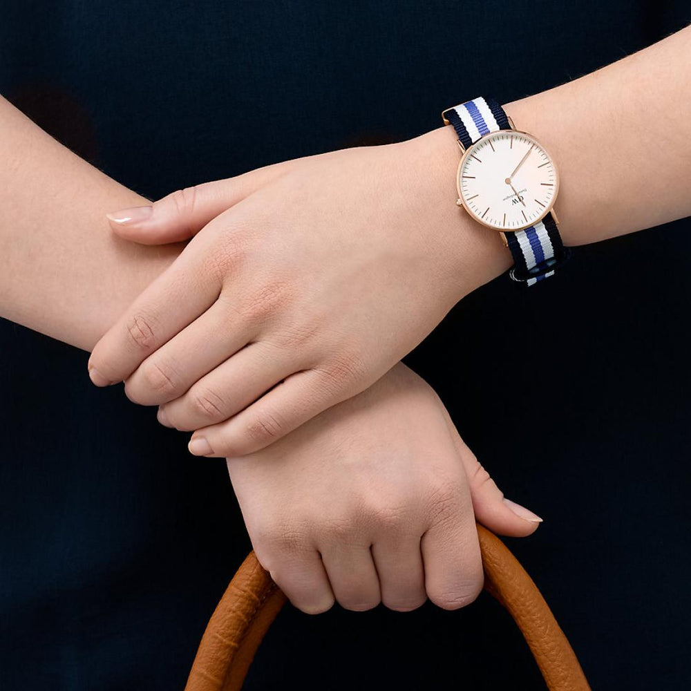 Daniel Wellington Classic Trinity 36mm Women's Gold Watch