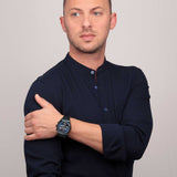 ساعة رجالية من مجموعة مازيراتي بلو إيديشن R8853100025