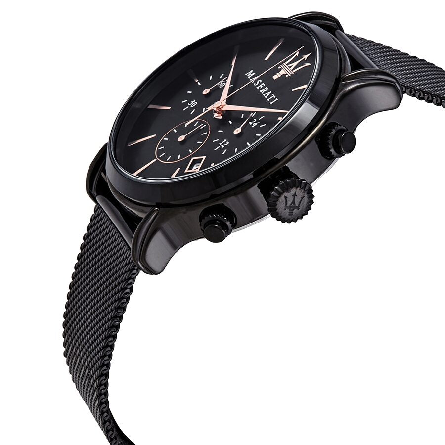 Reloj Maserati Epoca Cronógrafo Esfera Negra Hombre R8873618006