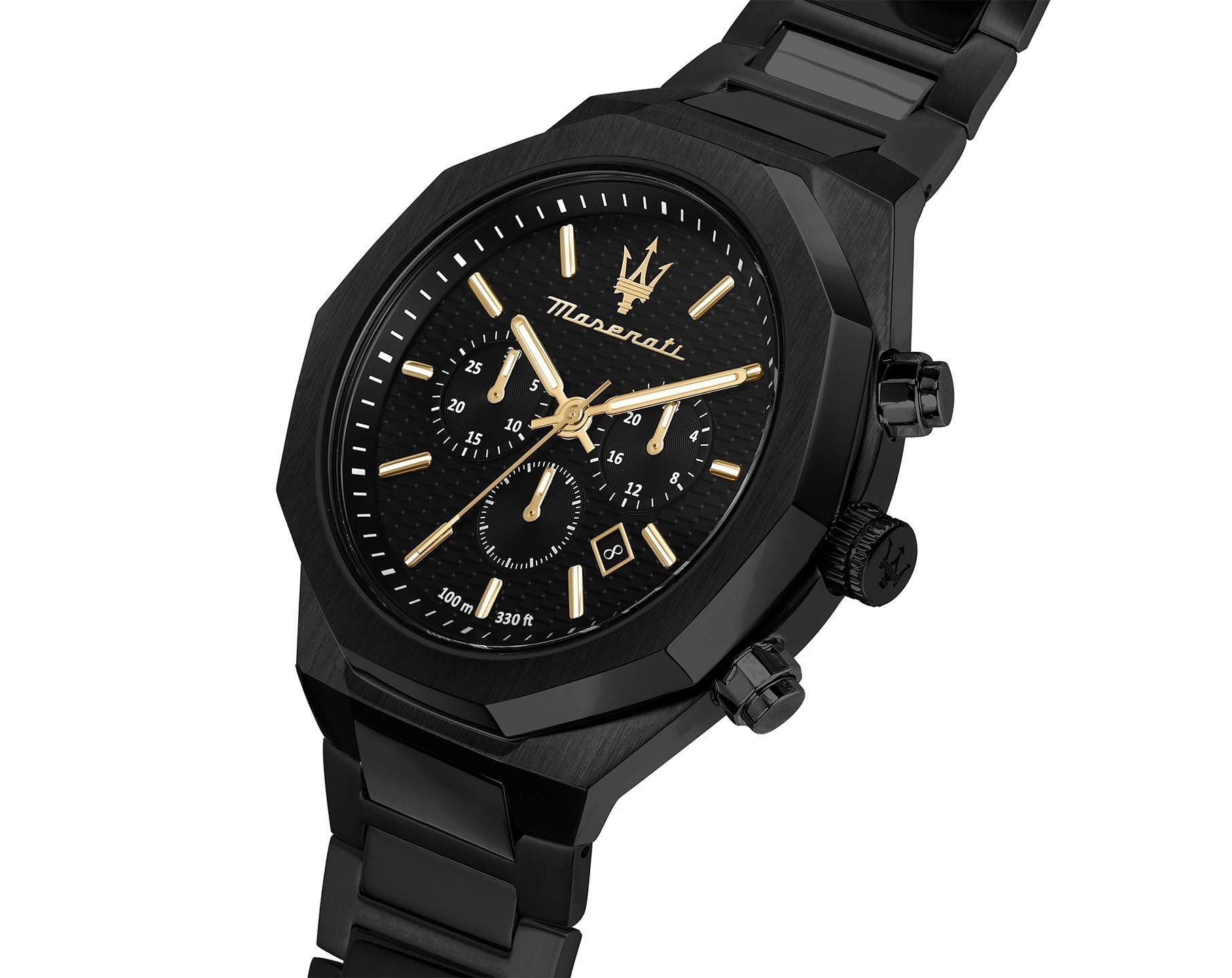 Maserati Stile Reloj cronógrafo negro para hombre R8873642005