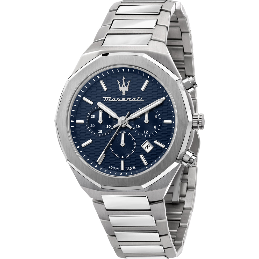 Maserati Stile Chronograph Silver Men's Watch R8873642006