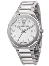 Maserati Stile Reloj de hombre con esfera blanca R8853142005