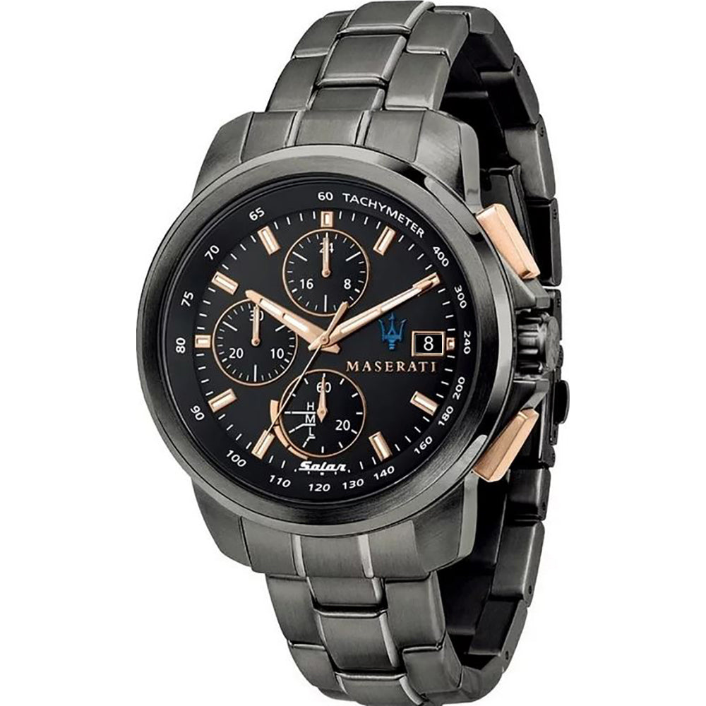 Maserati Successo Charcoal Chronograph Men's Watch R8873645001